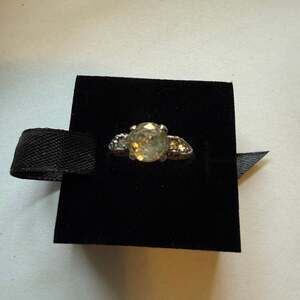 Art Deco Old European Cut Diamond Engagement Ring